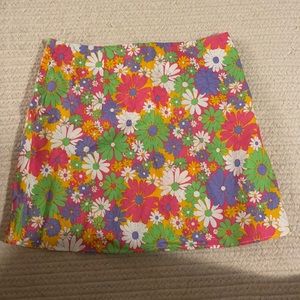 Pepper Mayo floral mini skirt